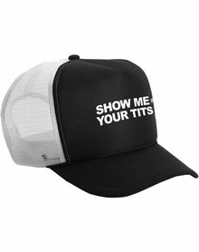 show me your tits Или такая, с белым на чёрном