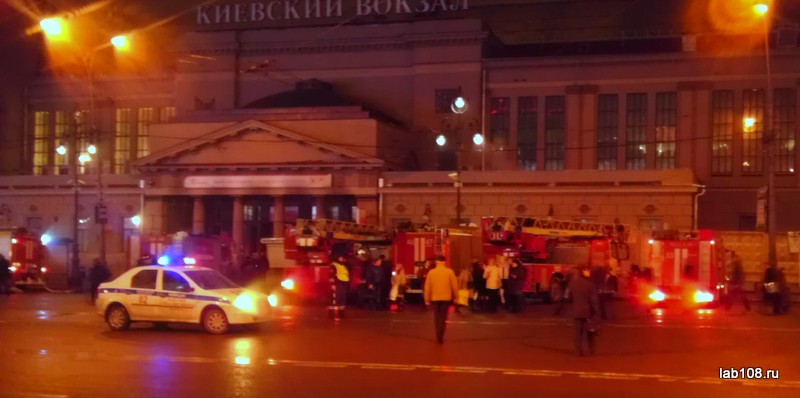 Пожар на Киевской вокзале